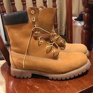 8 inch construction timberland